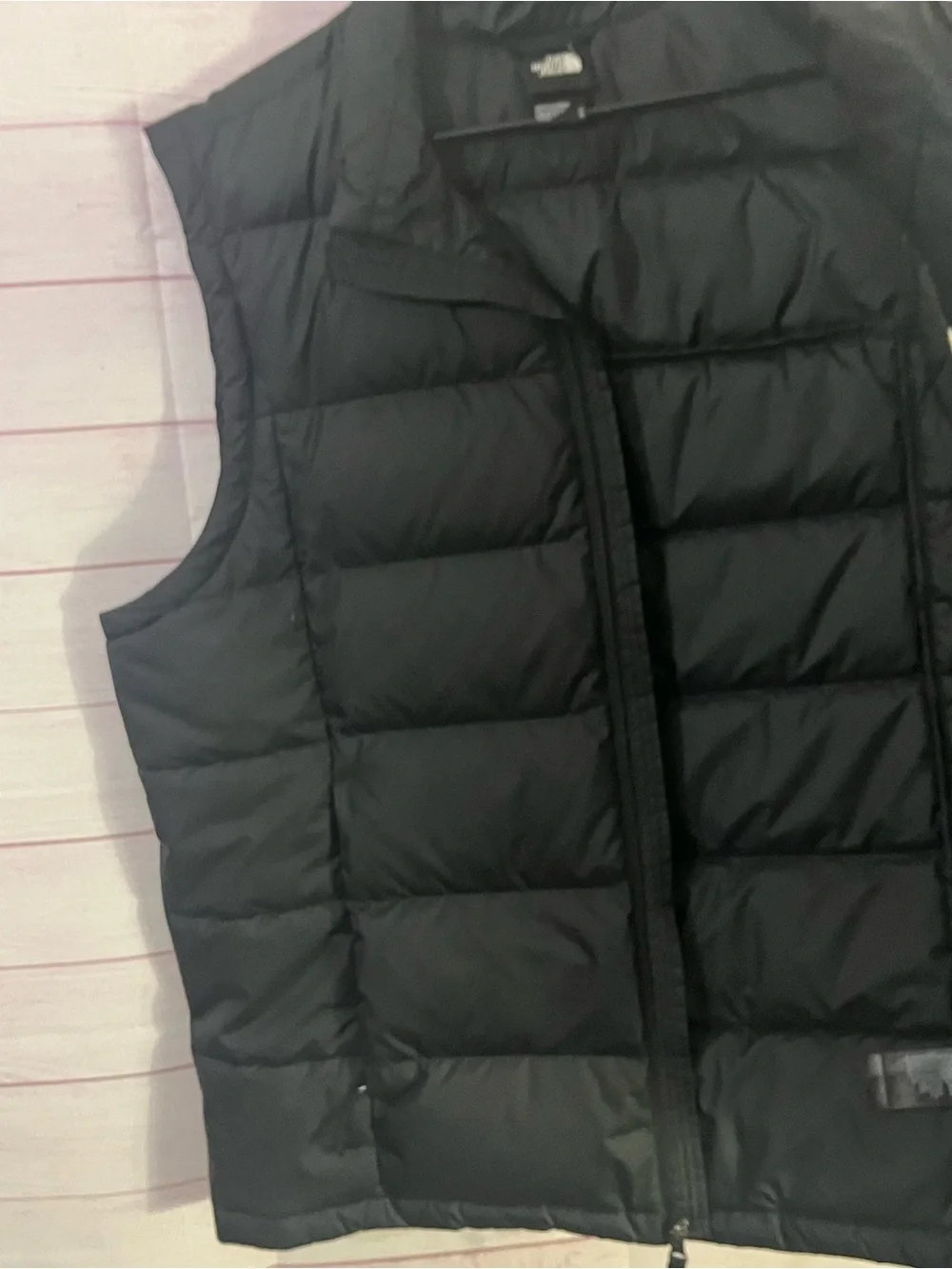 The North Face 550 Black Goose Down Insulation Vest Size XL